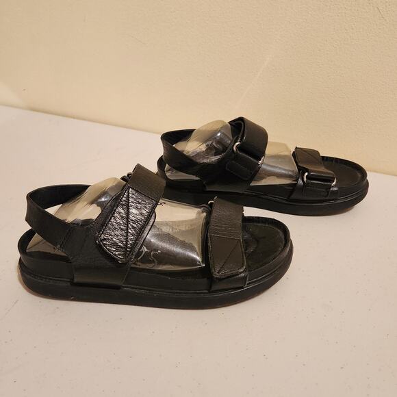 Vagabond Shoemakers Erin Strip Leather Comfort Sandal Womens Sz US 7 EU 37 GORP - Picture 1 of 8